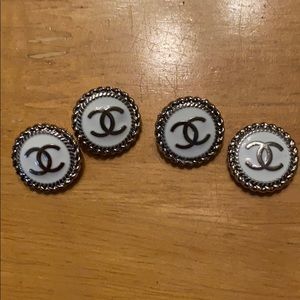 Authentic Chanel buttons (4 piece)